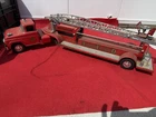 Vintage Tonka Pressed Steel Fire Truck Red No. 5 TFD Toy Vehicle
