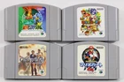 Lot of 4 Mario Kart / Party Ogre Battle Pokemon Nintendo 64 N64 Japan Import