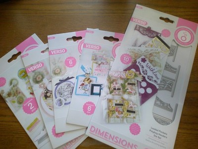 Lot Tonic Studios LOADED POCKETS Die Sets Polybag Headers Embroidery Hoops Bobbi