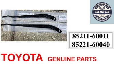 Toyota Genuine Front Wiper Arm Set 85211-60011 85221-60040 Land