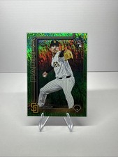 2025 Topps Update Series Rookie Ryan Bergert  Green Holo Foil /99 (RC) Padres