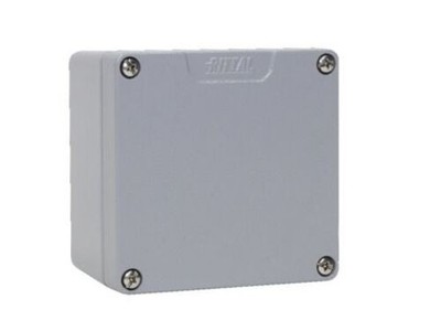 Rittal GA 9108.210 Aluminiumguss-Gehäuse 122x120x82mm grau IP66