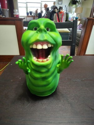 #ad Spirit Halloween Ghostbusters Lil Slimer Animated Light Up Rolling Sound Prop $59.99