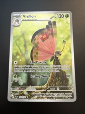 Pokémon TCG Vivillon Illustration Rare Card SV08 Surging Sparks 193/191