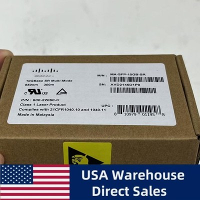 Cisco Meraki MA-SFP-10GB-SR 10G SR 850nm 300m SFP+ Optic Module Free Ship USA