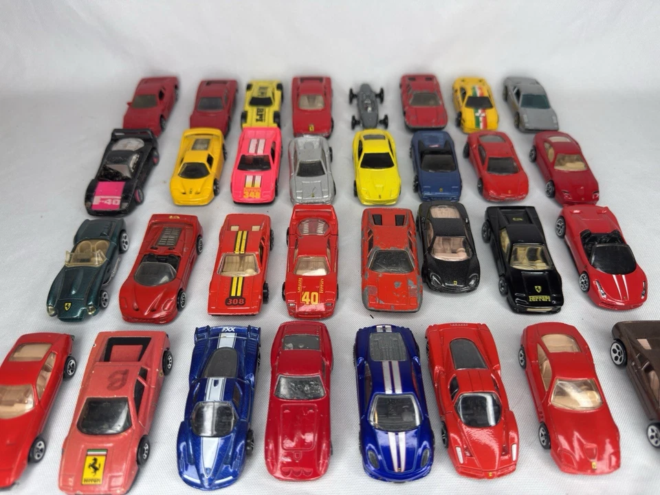 Loose Ferrari Diecast Lot Hot Wheels Matchbox – F40 Enzo 458 Rare Mix - Image 2 of 4
