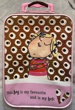 Charlie and Lola Wheelie Wheeled Suitcase This Bag is My Favourite & Best Pink