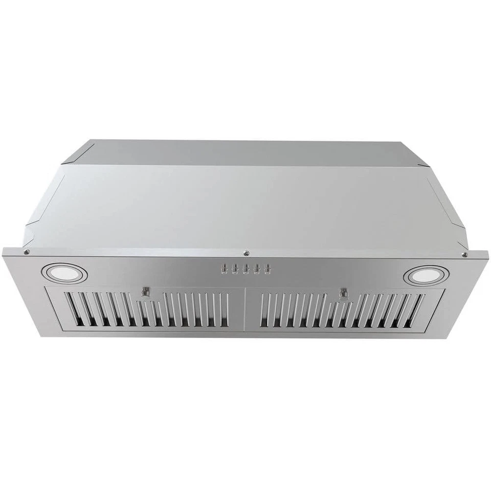 AKDY 30 pulgadas. Campana extractora 343 CFM incorporada con conductos/sin conductos de ventilación de cocina Foto 4 de 4