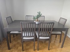 dining table set for 6 wood