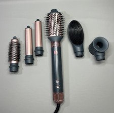6 In 1 Hair Magic Dryer Brush Hot Air Curler Straightener Quick Dry High Speed