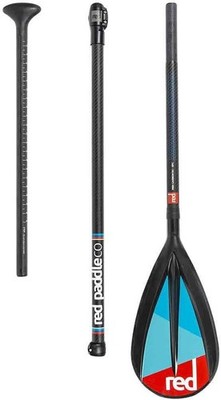 Red Paddle Midi Carbon 50-Nylon verstellbares 3-teiliges SUP-Paddel 160-200cm Ca