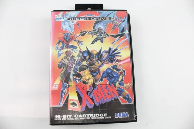 Lot 16 X-Men Sega Mega Drive w/ Booklet