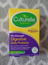 Sealed Culturelle Pro Strength - Daily Probiotic Prebiotic 60 Count Capsules