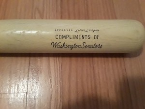 Washington Senators MLB Louisville Slugger Baseball Bat 30” Vintage New