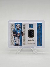 2017 Panini Pantheon - Honored and Priveleged Cam Newton #HP-CA Gold /15 (MEM)
