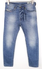 Jeans Diesel Buster 0842H Uomo Elasticizzato Conico Blu W28 L32 Slim Fit*