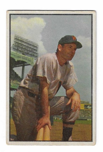 Mickey Vernon #159 1953 Bowman Color card