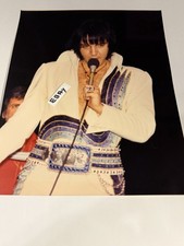 RARE ELVIS ORIGINAL PHOTO CONCERT 1976 Action 8x10 estate
