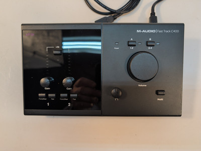 M-Audio Fast Track C400 USB Desktop Audio Interface Studio Recording