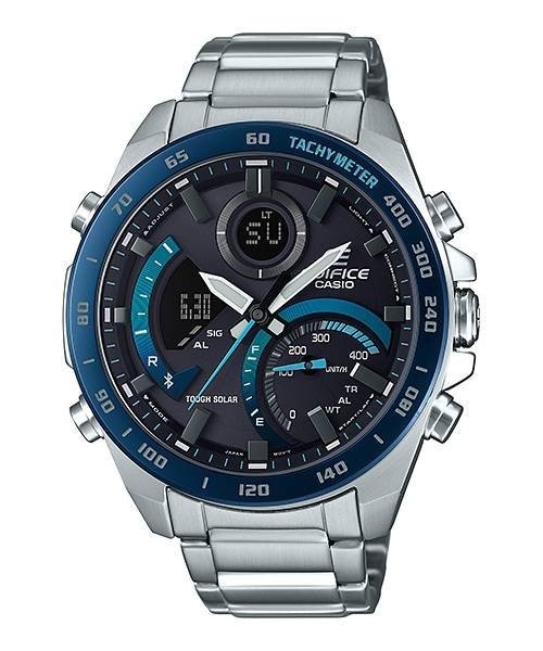 Casio Edifice Tough Solar ECB-900DB-1A Tachymeter Men's Watch | eBay
