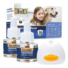 Dog Pheromones Calming Diffuser 3 in 1 Advanced Kit Pet Appeasing Pheromone D...