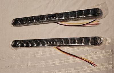 2pk Optronics STL871DSRSHB Fusion 15-LED 15'' stop/turn/tail/backup/smoke lens
