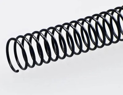 Plutreas 100 Pack Plastic Spiral Binding Coils, 4:1 10mm (75 Sheet Capacity) 