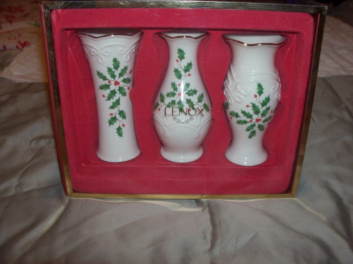lenox christmas vase products for sale | eBay