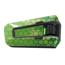For Cardo Packtalk Edge Protection Sticker Decal Green Hexagon