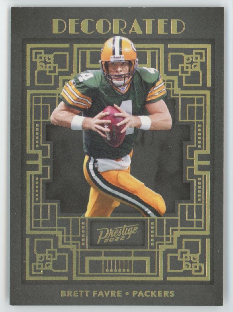 2022 Panini Prestige Decorated Brett Favre Packers #DE-10 A6