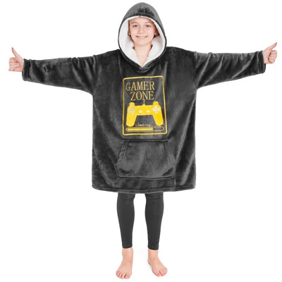 CityComfort Hoodie For Boys, Fleece Oversized Hoodie Blanket