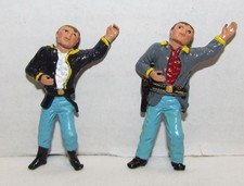 2 Wounded Civil War Metal Toy Soldiers