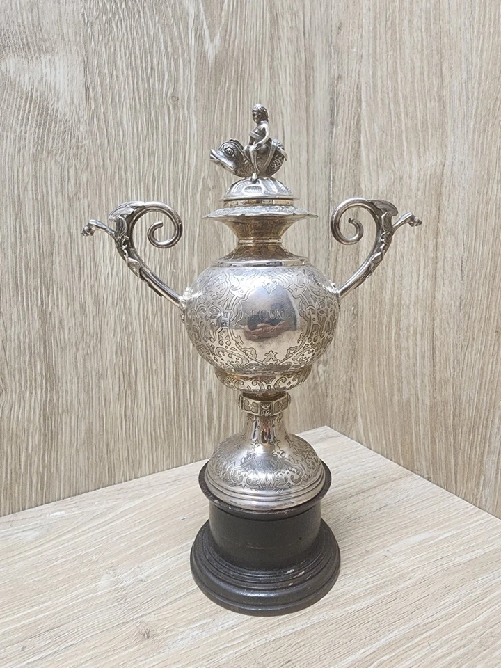 Colonial Solid Sterling Silver Trophy St George Cup  - image 2 of 4