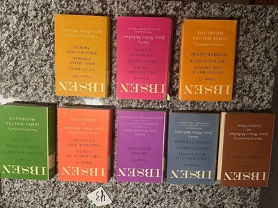 Ibsen Complete Works 8 Volume Set James Walter McFarlane 1970 Oxford