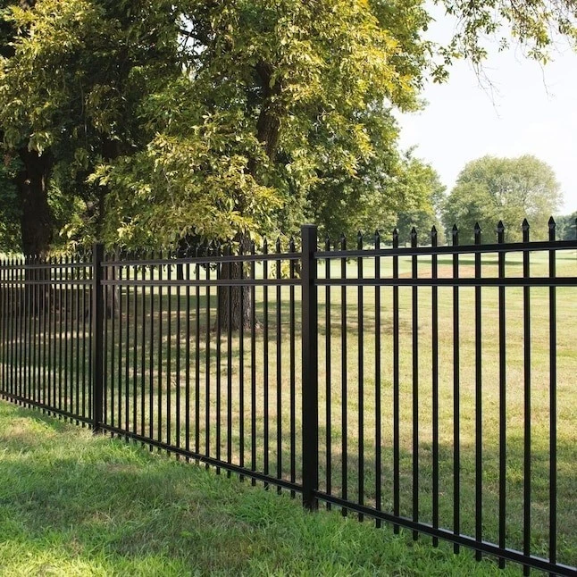Will Ship-Black Aluminum Fence Panels 48/60", Spear/Smooth Top. Best Pricing.  - Image 2 of 4