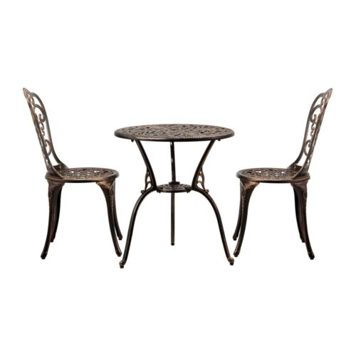 Livsip Outdoor Bistro Set Chairs Table Patio Indoor Outdoor Bistro Furniture Set - Picture 7 of 8