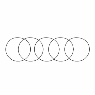 5 Stück 105 mm x 2 mm Flexible Gummi Öldichtung O Ringe Unterlegscheiben Schwarz✦KD - Bild 1 von 4