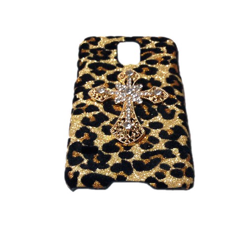Cute Bling Glitter Bow Rhinestone Diamond Crystal Leopard Case Cover for Phones - Picture 32 of 32