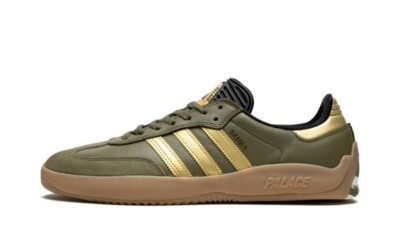 Palace X Adidas Puig Samba Olive Gold- UK 11 US EU 46 UK
