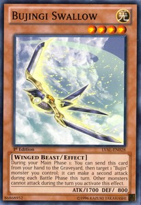 Bujingi Swallow - LVAL-EN028 - Common - 1st Edition x3 - Lightly Played