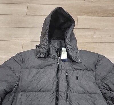 POLO RALPH LAUREN / ダウンジャケット/M/ナイロン/GRY/無地/710731826001 Polo Ralph Lauren Men's Water-Repellent Down Jacket 710731826001