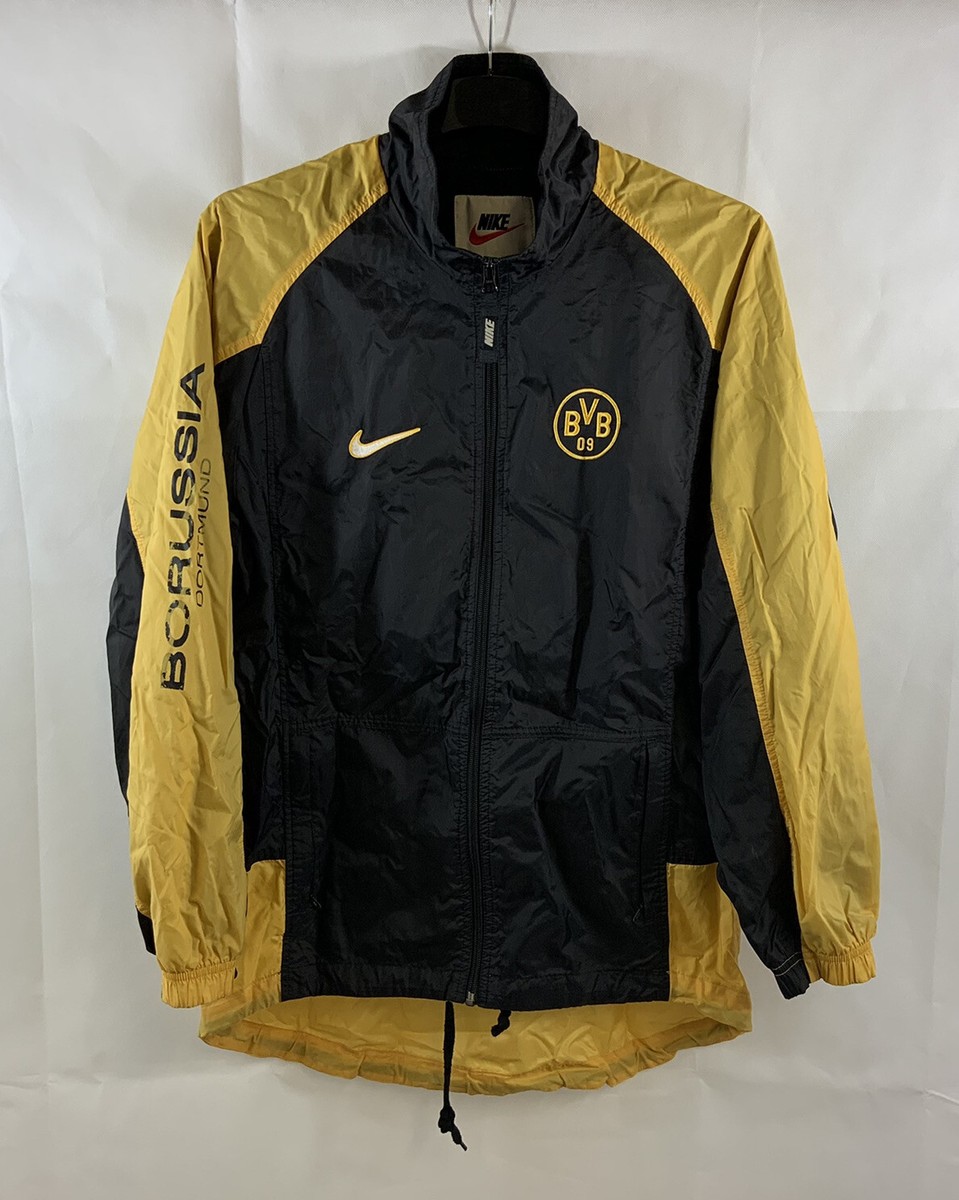 ドルトムント 97/98 ナイキ レインジャケット Borussia Dortmund Rain Football Jacket 1997/98 Adults Medium