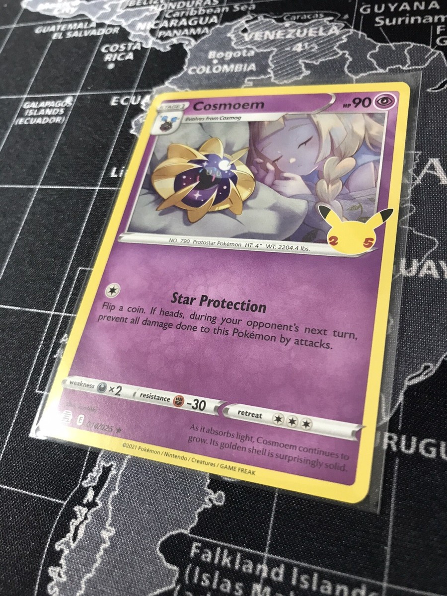 Pokémon Celebrations Einzelkarte – Cosmoem 014/025, Sammlerkarte 25. Jubiläum