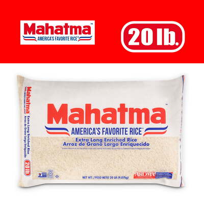 Enriched Extra Long Grain White Rice 20 lb Bag