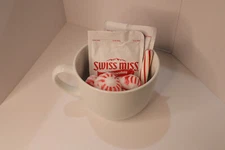 Gift Mug Double Coco, Freeze Dried Peppermints, Stir Stick
