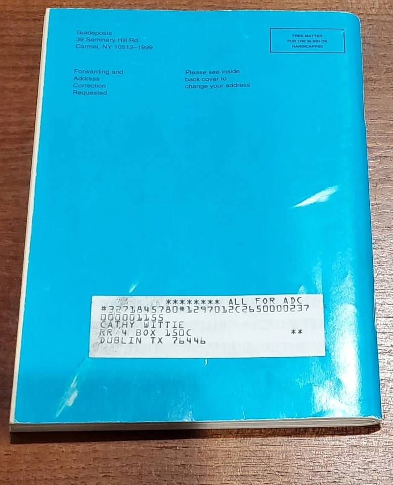 Guideposts Magazine - January 1997 - Mary Ellen Clark - Large Print Edition - Image 2 of 2