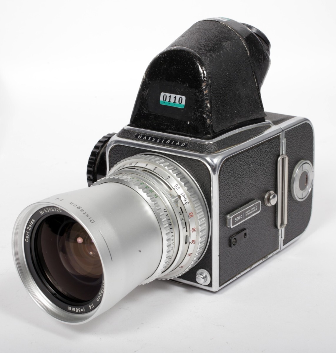 Hasselblad 500C camera w/ Distagon 50mm F4 lens + A12 Back +