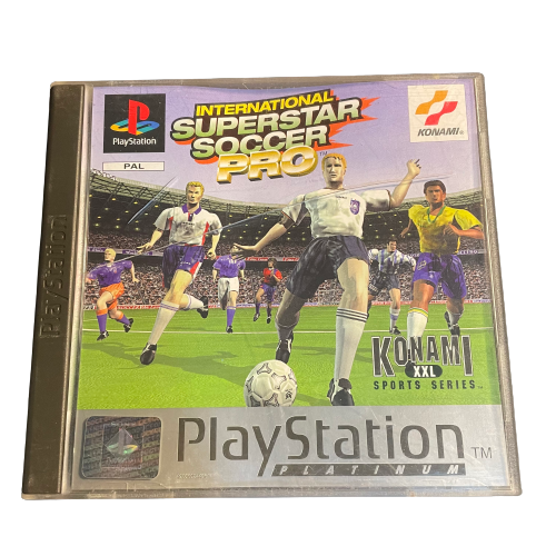 International Superstar Soccer Pro | Sony Playstation 1 PS1 PAL Game + Manual - Picture 1 of 3