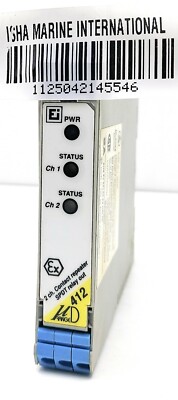 Elcon Instruments Micro Range D412 2 CH. Contact Repeater SPDT Relay Out IMI