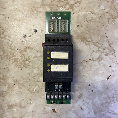 Siemens Cerberus Pyrotronics ZN-34U Fire Alarm Control Panel Card